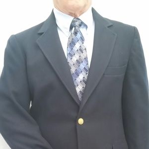 Blue Wool Blazer